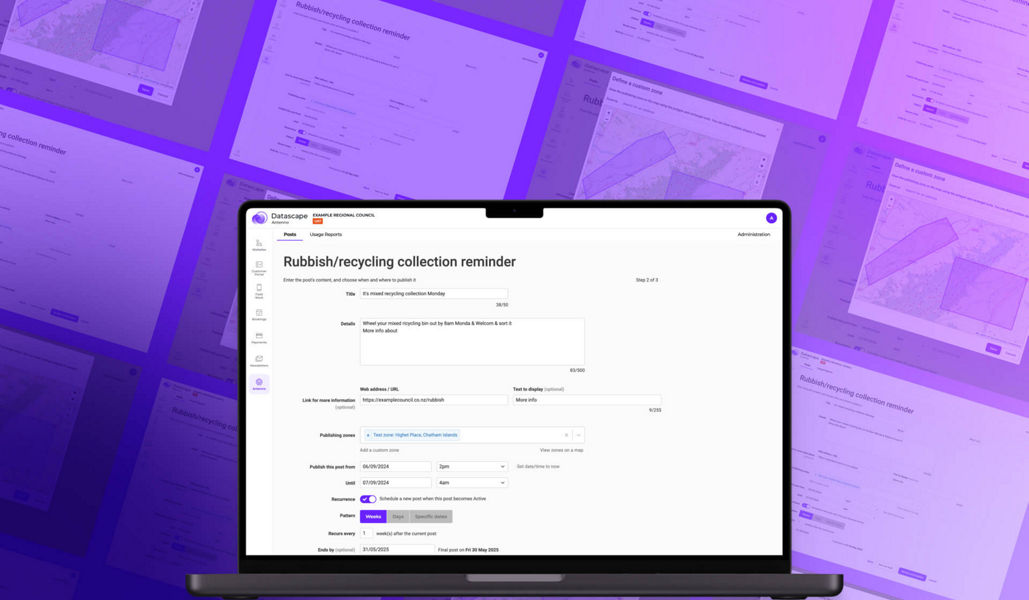 Antenno's desktop dashboard to manage community engagement