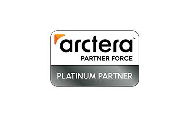 Arctera Platinum Partner accreditation badge