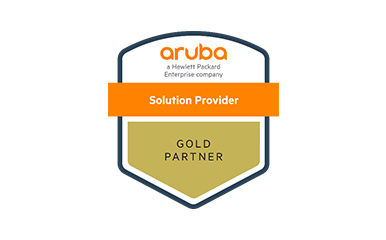 Datacom's Aruba Gold Partner Solution Provider badge