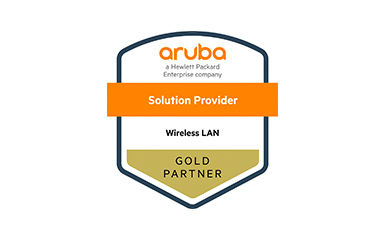 Datacom's Aruba Gold Partner Wireless LAN badge
