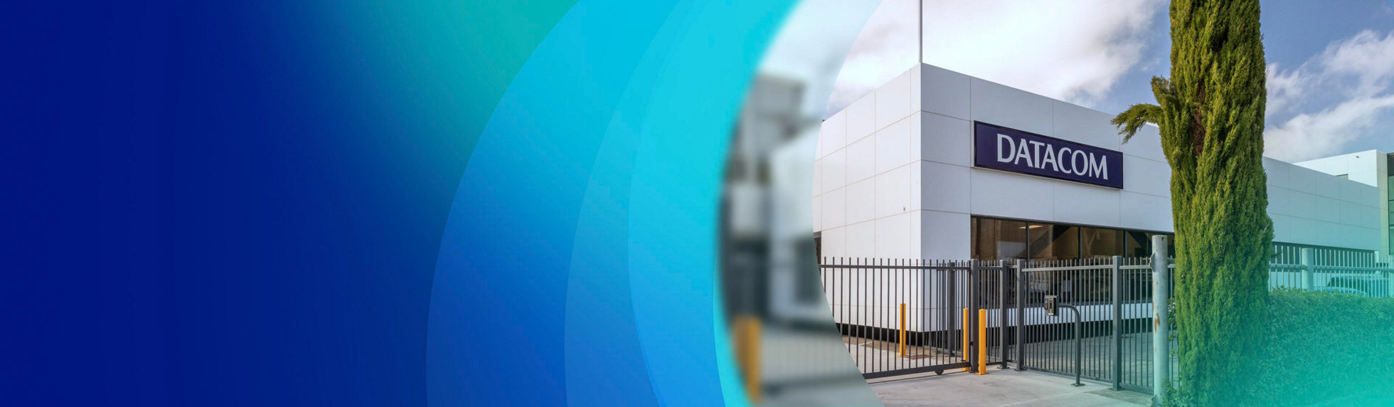 An exterior shot of Datacom's Gloucester data centre