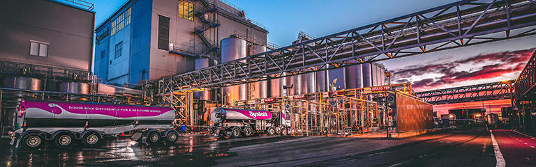 Synlait milk nutrition factory and tanker