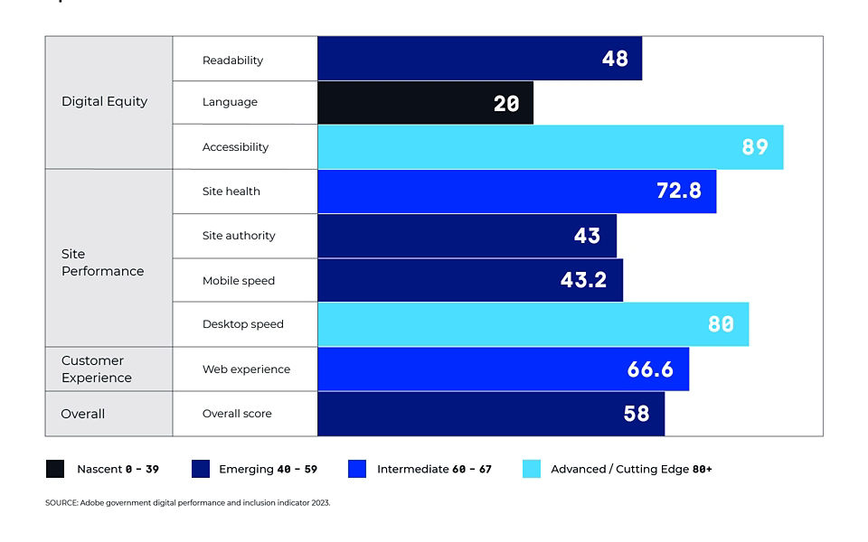  Adobe government digital performance and inclusion indicator 2023