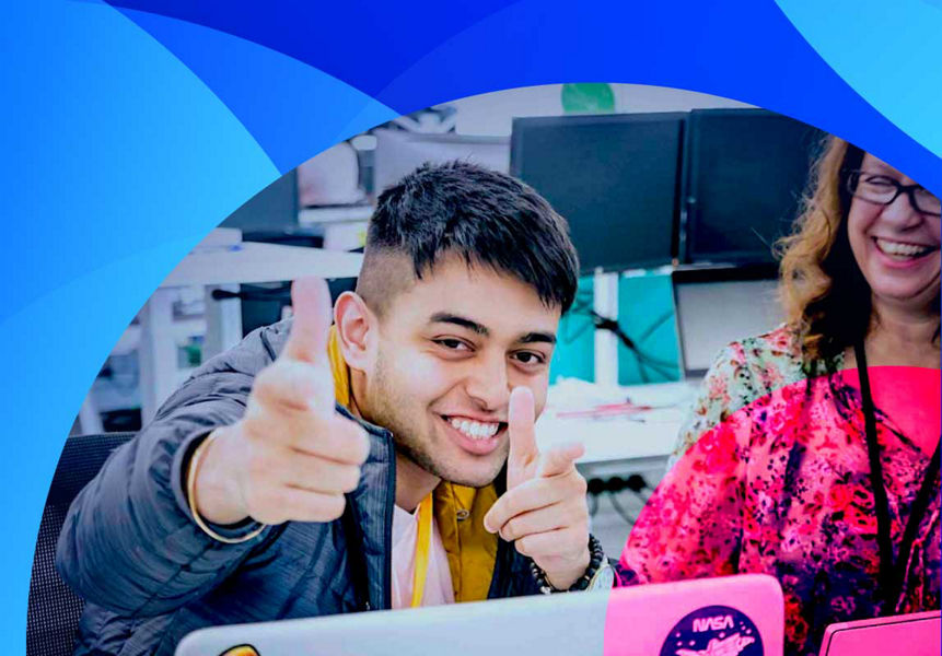 A graduate enjoying his time working at Datacom