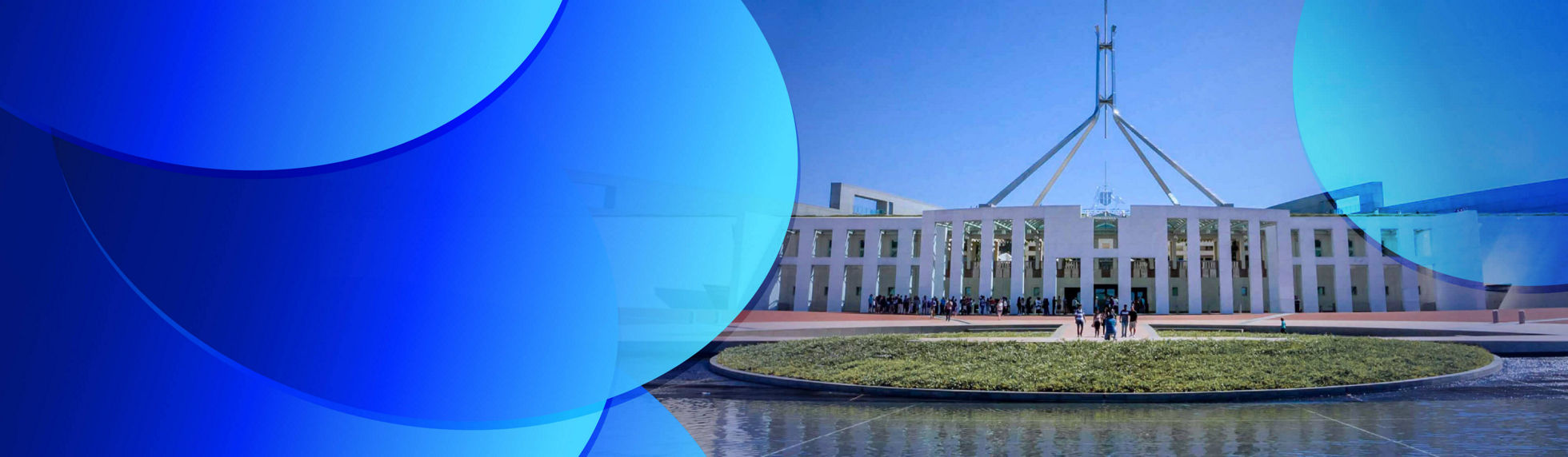 Parliament house in Canberra, Australia