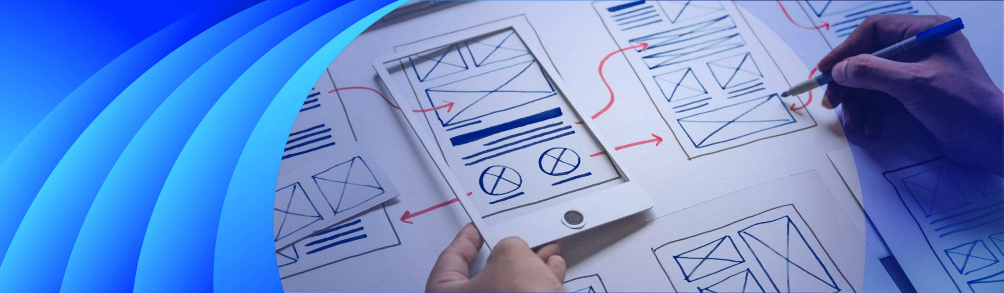 A rapid prototype and flow of a mobile application