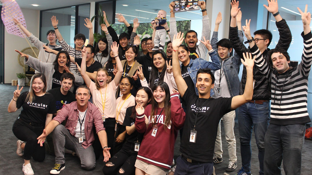 group of graduates at DataComp