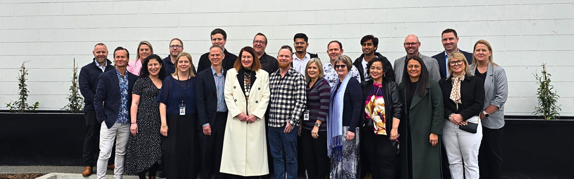 group photo of Datacom Hawkes Bay staff