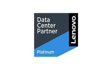 Lenovo Platinum Data Center Partner accreditation badge