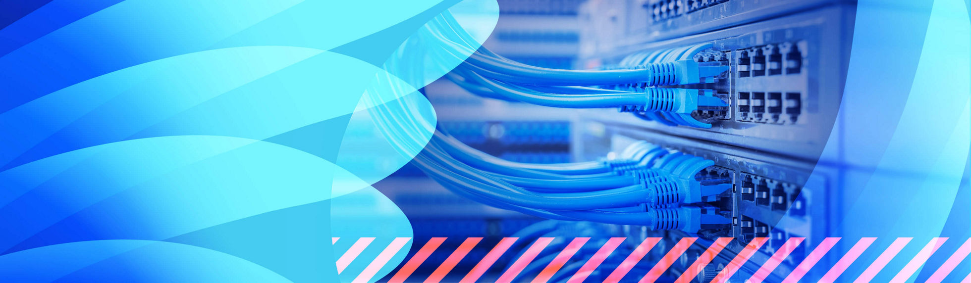 Cables in a server room