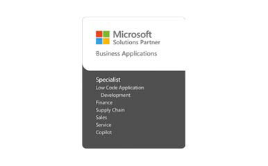 Microsoft Business Applications Solutions Partner accreditation badge