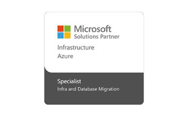 Microsoft Infrastructure (Azure) Solutions Partner accreditation badge