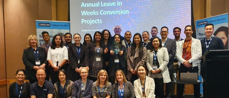group photo at the awards