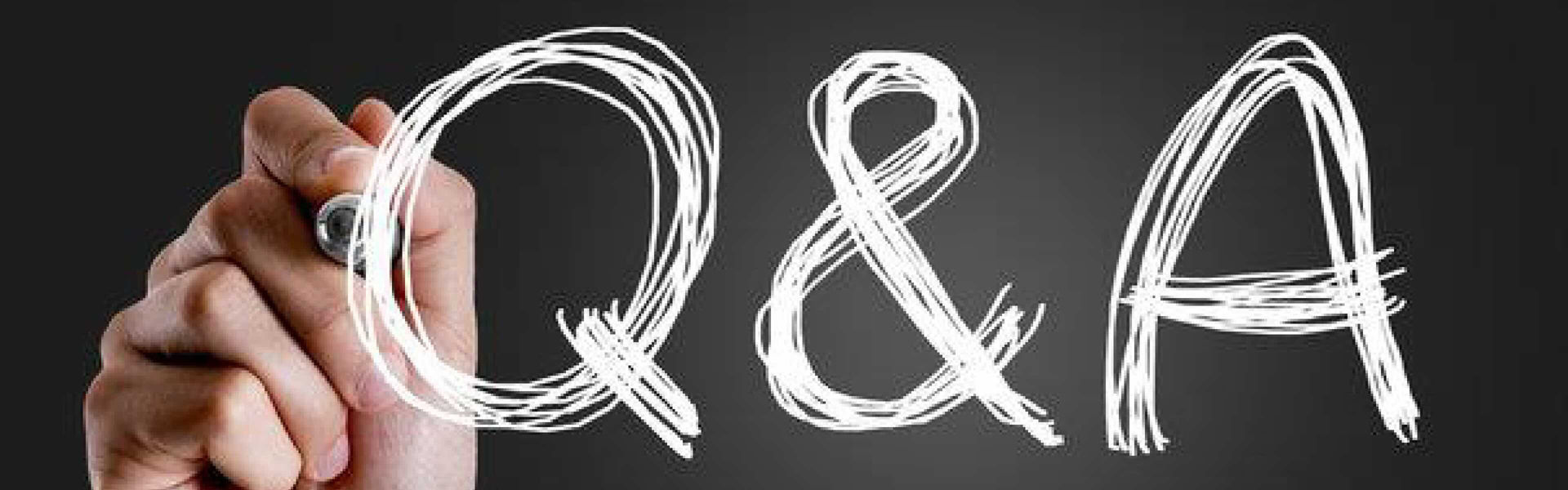 QA written on board