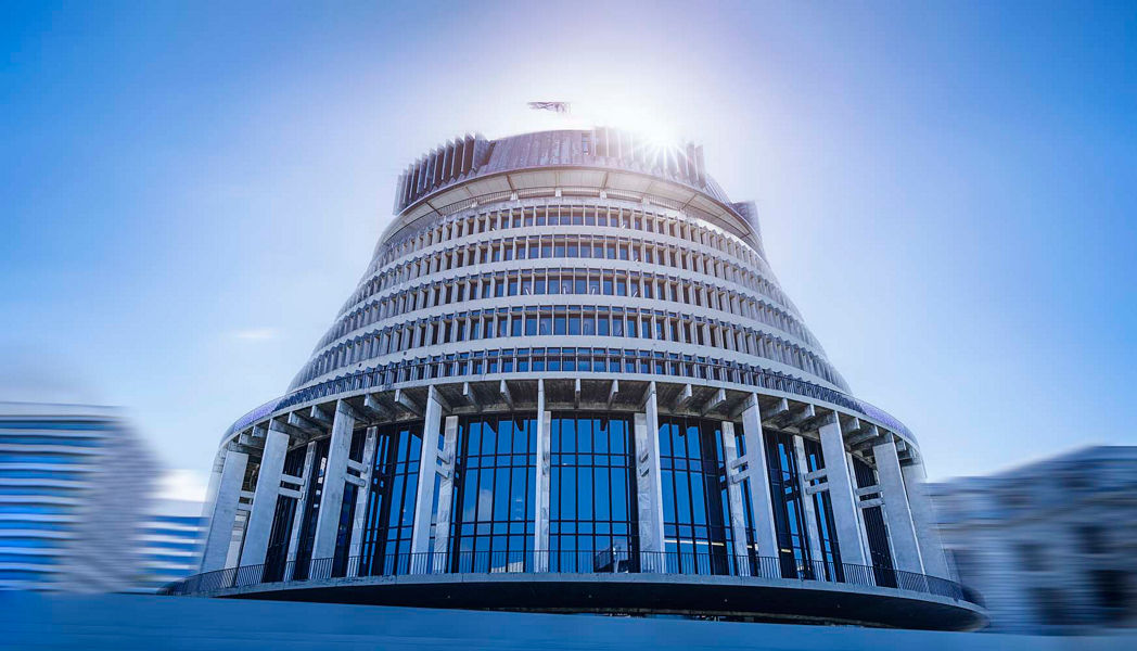 The New Zealand Parliament building in Wellington