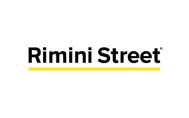 Rimini Street logo with white background