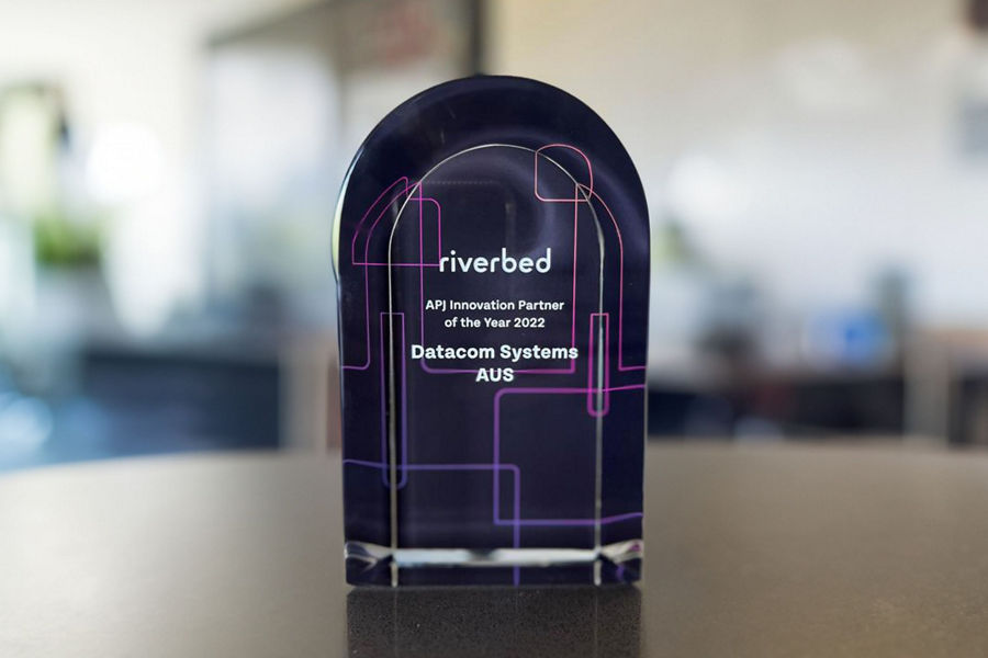 Riverbed awards trophy