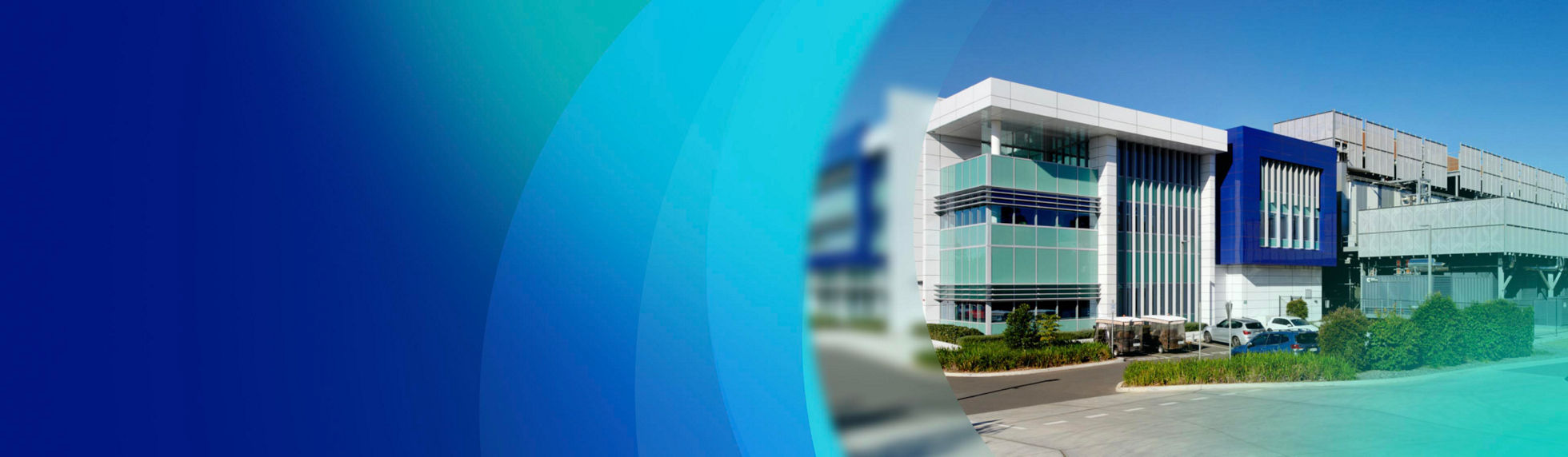 An exterior shot of Datacom's Airtrunk Sydney data centre