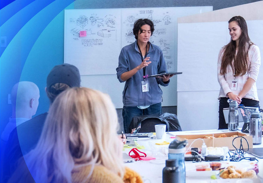 People workshopping