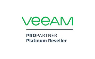 Veeam Platinum Reseller accreditation badge