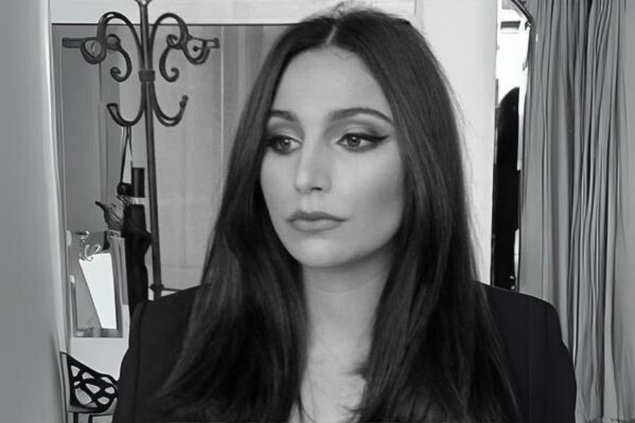 black and white headshot of Bouchra Jihany