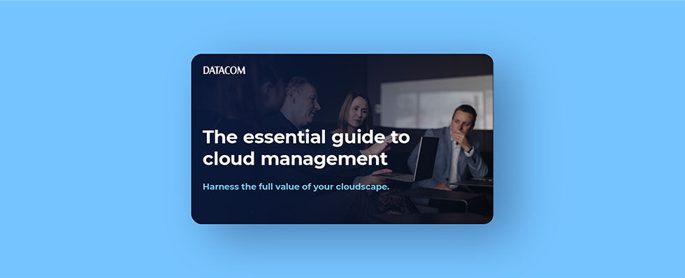 The front cover of Datacom's Beacon Azure eBook