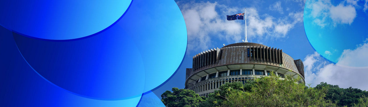 The New Zealand Parliament building in Wellington