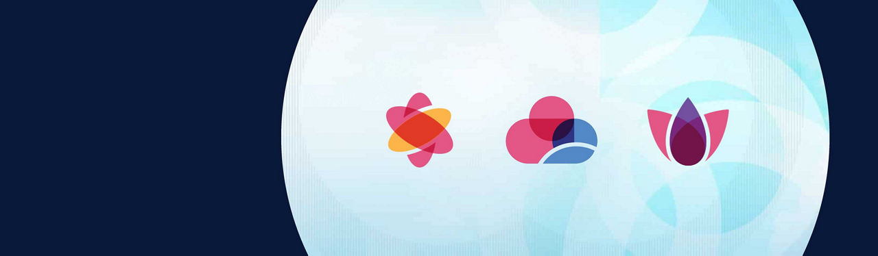 Check Point product logos for Quantum, CloudGuard and Harmony