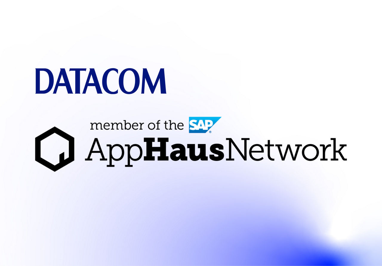 Datacom, SAP and AppHaus Network logo lockup