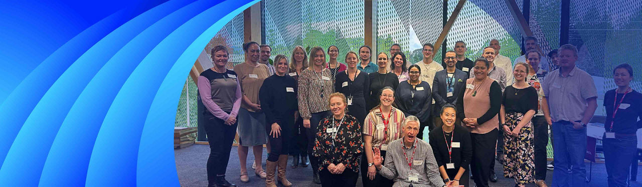 A group of people during an innovation sprint 