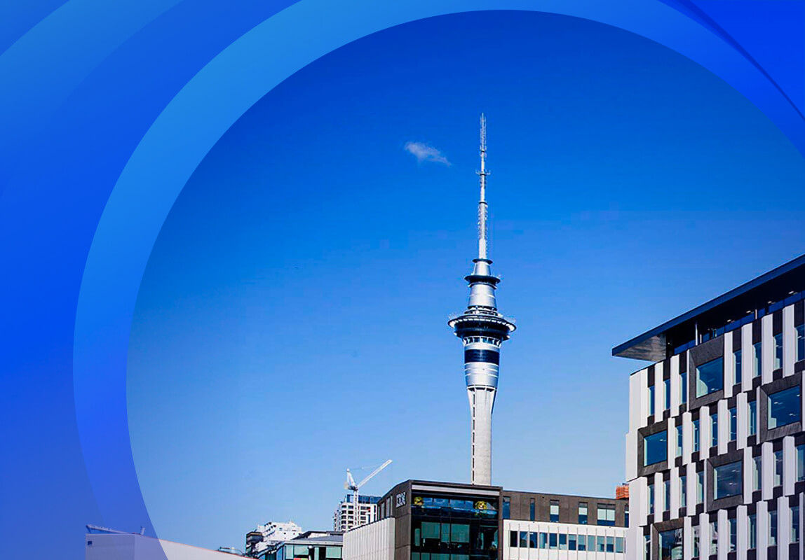 An exterior shot of a Datacom office building